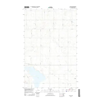2014 Map of Mylo NW, 2014 Print