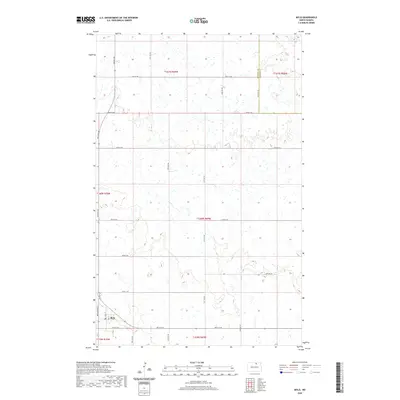 2020 Map of Mylo, 2020 Print