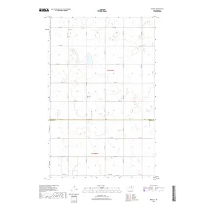 2017 Map of Mylo SE, 2017 Print