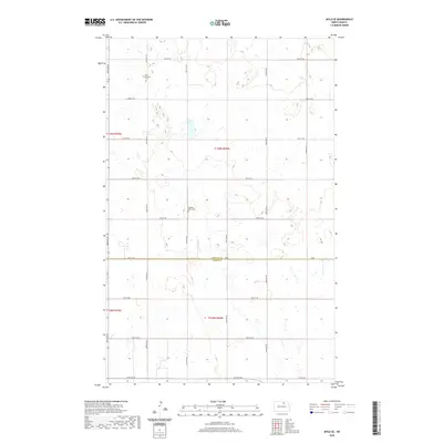 2020 Map of Mylo SE, 2020 Print