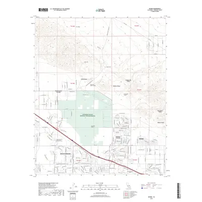 2018 Map of Myoma, 2018 Print