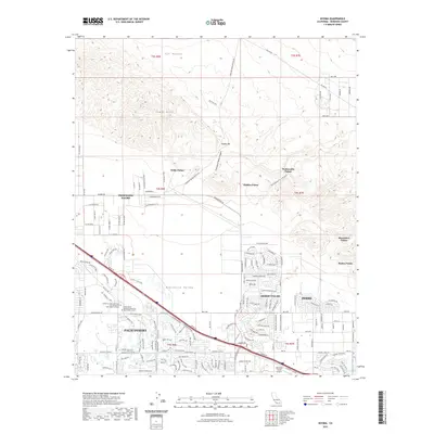 2021 Map of Myoma, 2021 Print