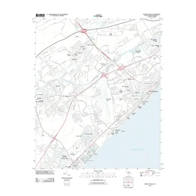 2011 Map of Myrtle Beach, 2011 Print