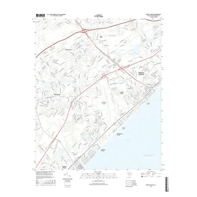 2017 Map of Myrtle Beach, 2017 Print