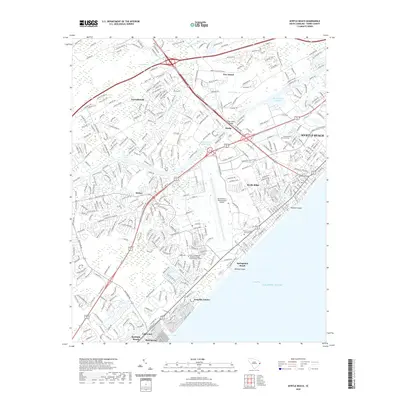 2020 Map of Myrtle Beach, 2020 Print