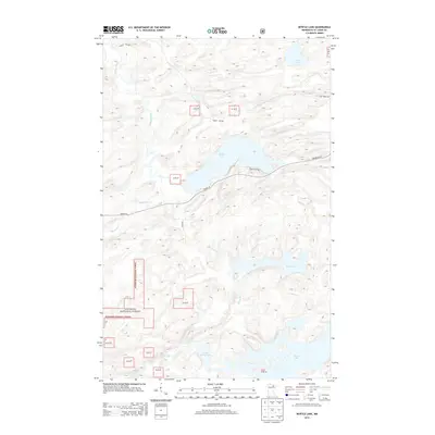 2013 Map of Myrtle Lake, 2013 Print