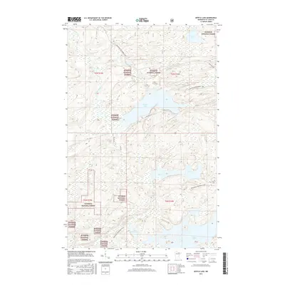 2016 Map of Myrtle Lake, 2016 Print