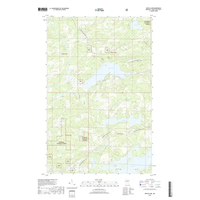 2019 Map of Myrtle Lake, 2019 Print