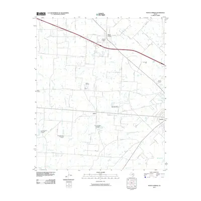 2010 Map of Myrtle Springs, 2010 Print
