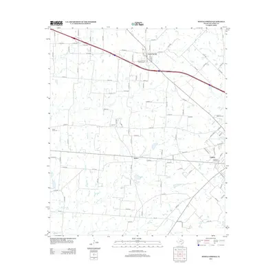 2012 Map of Myrtle Springs, 2012 Print
