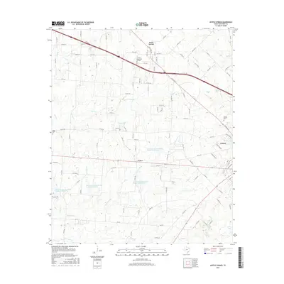 2016 Map of Myrtle Springs, 2016 Print