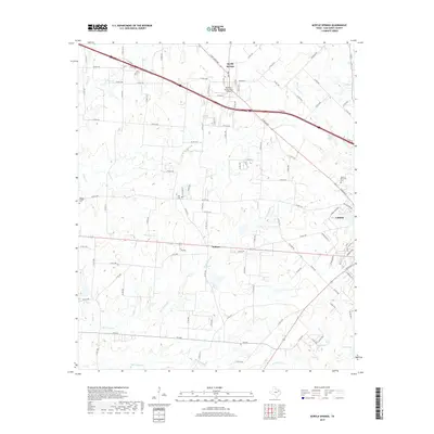 2019 Map of Myrtle Springs, 2019 Print