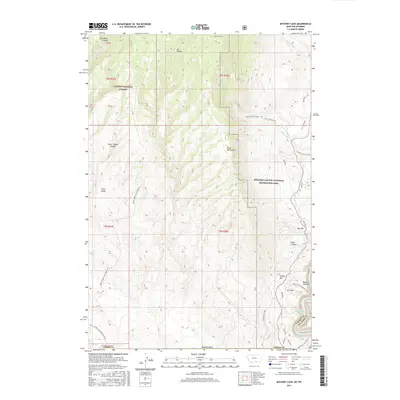 2017 Map of Mystery Cave, 2017 Print