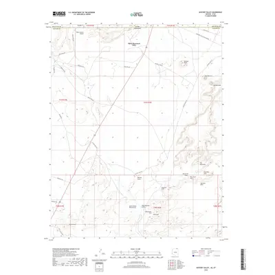 2018 Map of Mystery Valley, 2018 Print