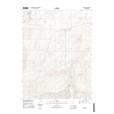 2017 Map of Myton SW, 2017 Print