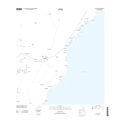 2013 Map of Naalehu, 2013 Print