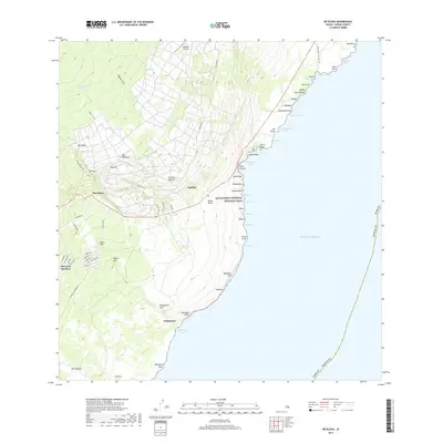 2017 Map of Naalehu, 2017 Print