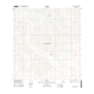 2016 Map of Nabesna A-1 SW, 2016 Print