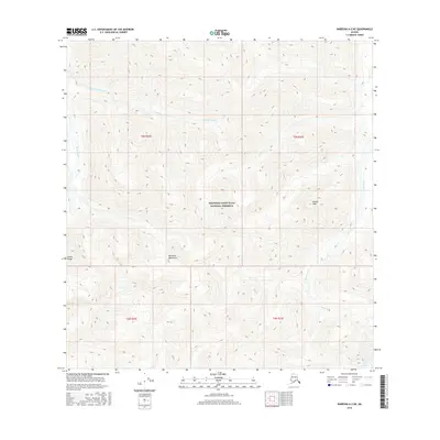 2016 Map of Nabesna A-2 NE, 2016 Print