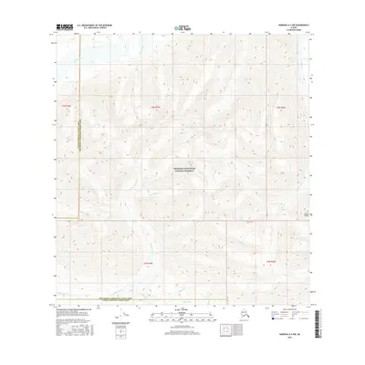 2016 Map of Nabesna A-2 NW, 2016 Print