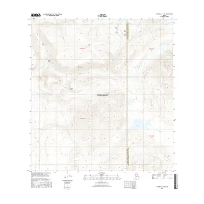 2016 Map of Nabesna A-2 SW, 2016 Print