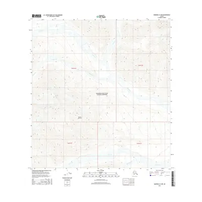 2016 Map of Nabesna A-3 NW, 2016 Print