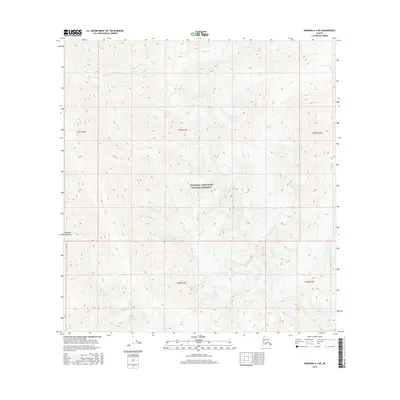 2016 Map of Nabesna A-4 NE, 2016 Print