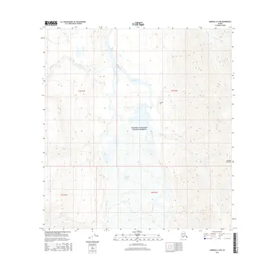 2016 Map of Nabesna A-4 NW, 2016 Print