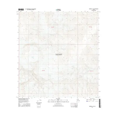 2016 Map of Nabesna A-4 SE, 2016 Print