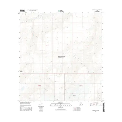 2016 Map of Nabesna A-5 NE, 2016 Print