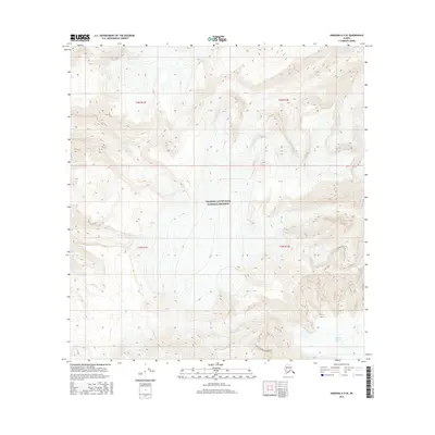 2016 Map of Nabesna A-5 SE, 2016 Print