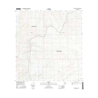 2016 Map of Nabesna A-6 NE, 2016 Print