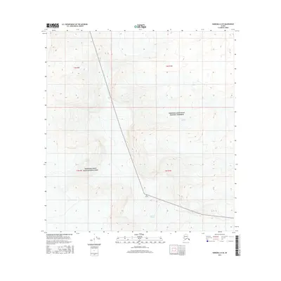2016 Map of Nabesna A-6 SE, 2016 Print