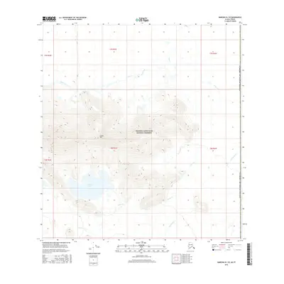 2016 Map of Nabesna B-1 SE, 2016 Print