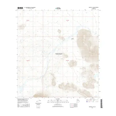 2016 Map of Nabesna B-1 SW, 2016 Print