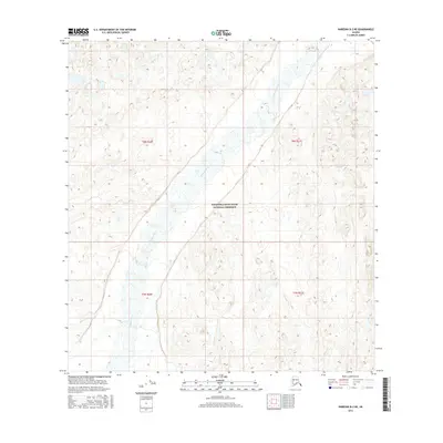 2016 Map of Nabesna B-2 NE, 2016 Print