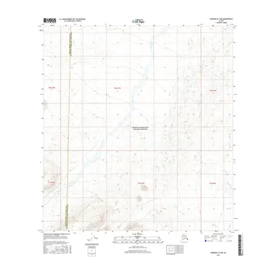2016 Map of Nabesna B-2 NW, 2016 Print