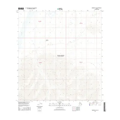 2016 Map of Nabesna B-2 SE, 2016 Print
