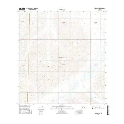 2016 Map of Nabesna B-2 SW, 2016 Print