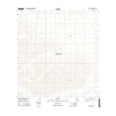 2016 Map of Nabesna B-3 NE, 2016 Print