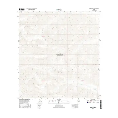 2016 Map of Nabesna B-3 NW, 2016 Print