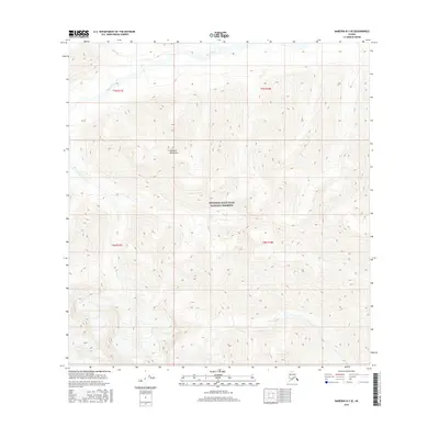 2016 Map of Nabesna B-3 SE, 2016 Print