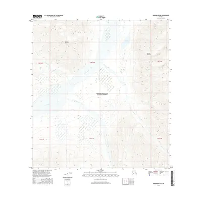 2016 Map of Nabesna B-4 NE, 2016 Print