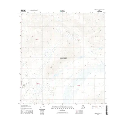 2016 Map of Nabesna B-4 NW, 2016 Print