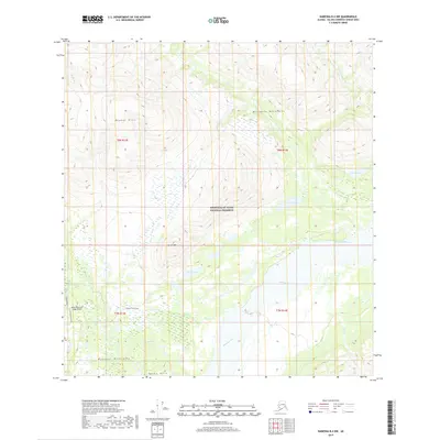 2019 Map of Nabesna B-4 NW, 2019 Print