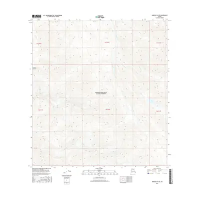 2016 Map of Nabesna B-4 SE, 2016 Print