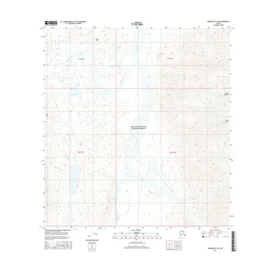 2016 Map of Nabesna B-4 SW, 2016 Print
