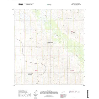 2019 Map of Nabesna B-5 NE, 2019 Print