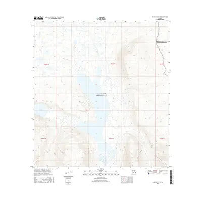 2016 Map of Nabesna B-5 NW, 2016 Print