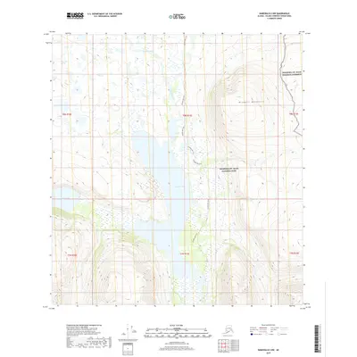 2019 Map of Nabesna B-5 NW, 2019 Print